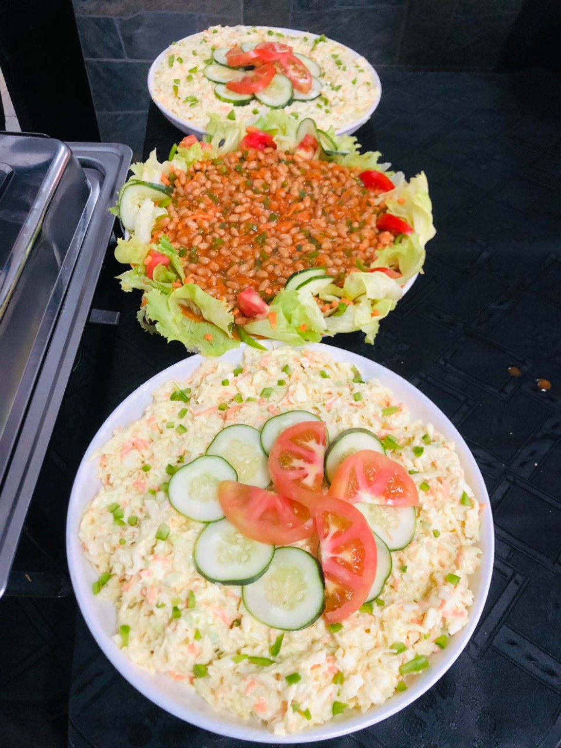Lunch and dinner menu selection with salads and sides at The Standard Hotel