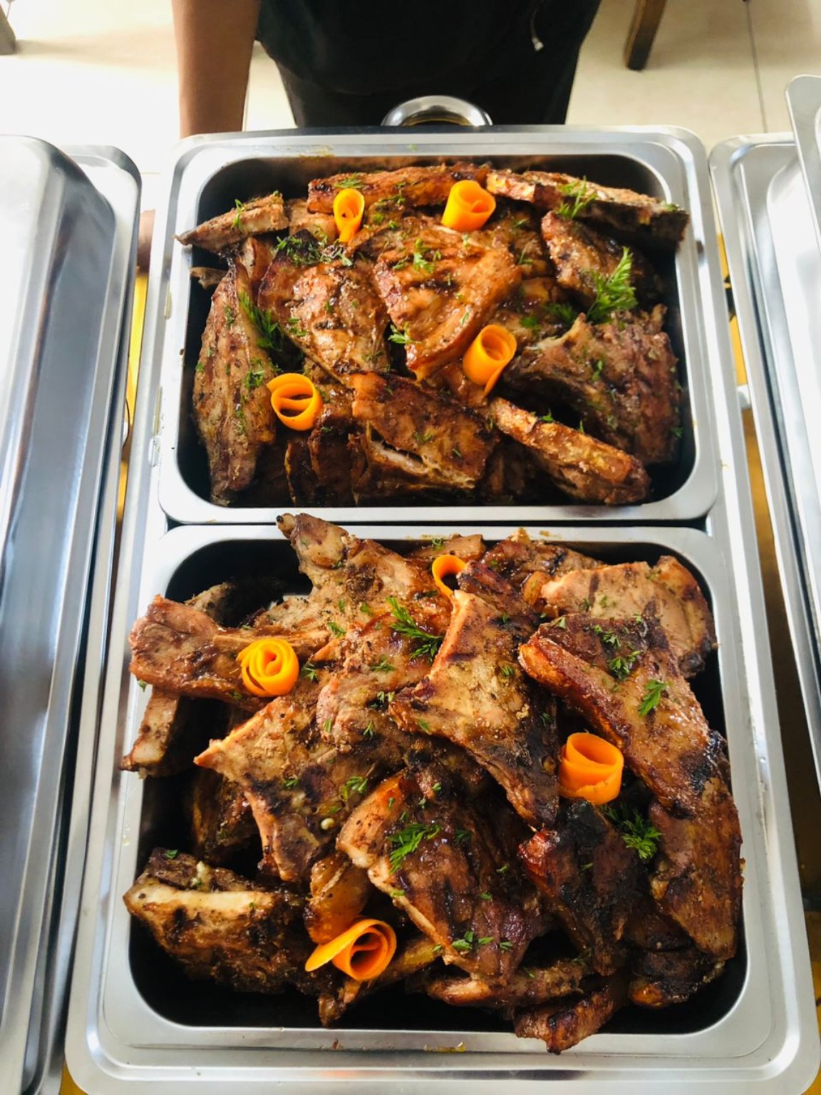 Grilled meat menu selection at The Standard Hotel