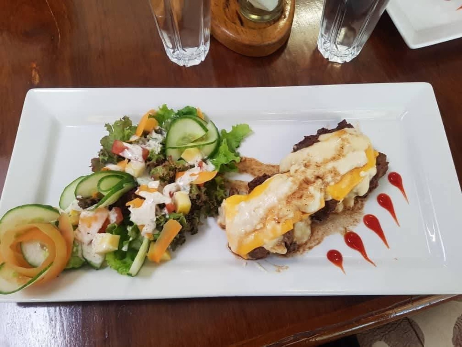 Fine dining dish