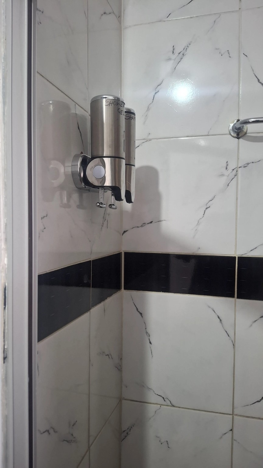 Standard Suite shower amenities at The Standard Hotel